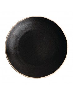 Olympia Canvas Concave Plate Delhi Black 270mm