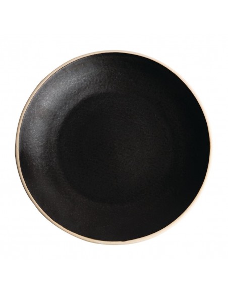 Olympia Canvas Concave Plate Delhi Black 270mm