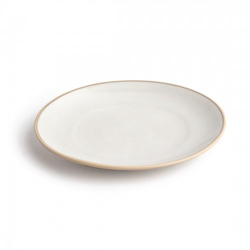 Olympia Canvas Concave Plate Murano White 270mm