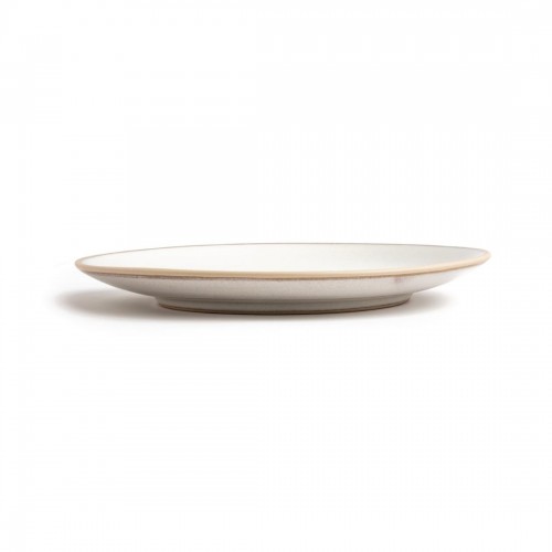 Olympia Canvas Concave Plate Murano White 270mm