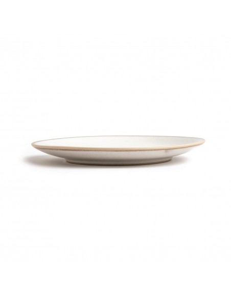 Olympia Canvas Concave Plate Murano White 270mm