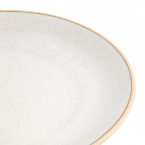 Olympia Canvas Concave Plate Murano White 270mm