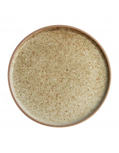 Olympia Canvas Flat Round Plate Wheat 180mm