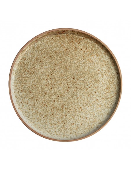 Olympia Canvas Flat Round Plate Wheat 180mm