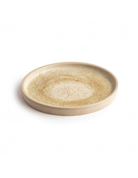 Olympia Canvas Flat Round Plate Wheat 180mm