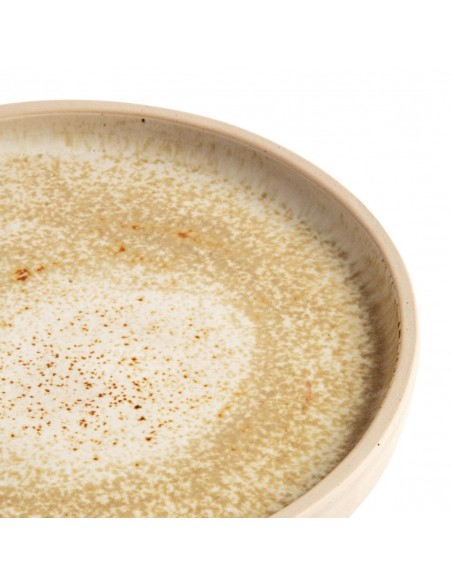 Olympia Canvas Flat Round Plate Wheat 180mm