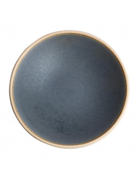 Olympia Canvas Shallow Tapered Bowl Blue Granite 200mm