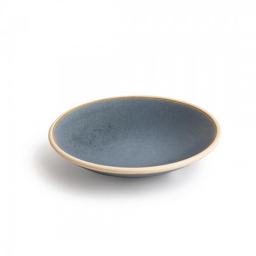 Olympia Canvas Shallow Tapered Bowl Blue Granite 200mm