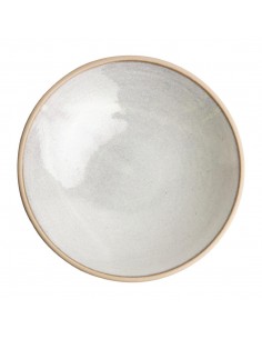 Olympia Canvas Shallow Tapered Bowl Murano White 200mm