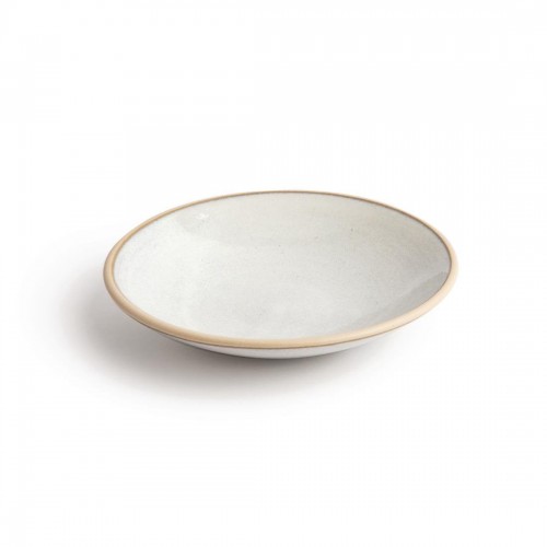Olympia Canvas Shallow Tapered Bowl Murano White 200mm
