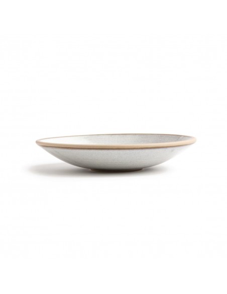 Olympia Canvas Shallow Tapered Bowl Murano White 200mm