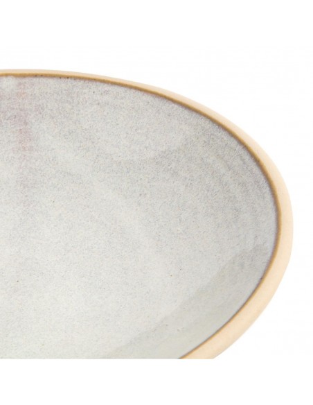 Olympia Canvas Shallow Tapered Bowl Murano White 200mm