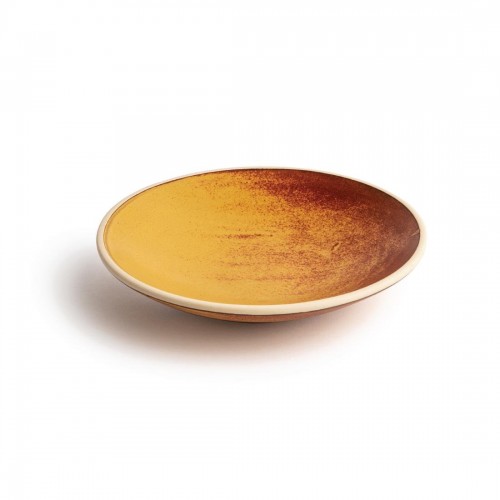 Olympia Canvas Shallow Tapered Bowl Sienna Rust 200mm