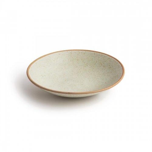 Olympia Canvas Shallow Tapered Bowl Wheat 200mm