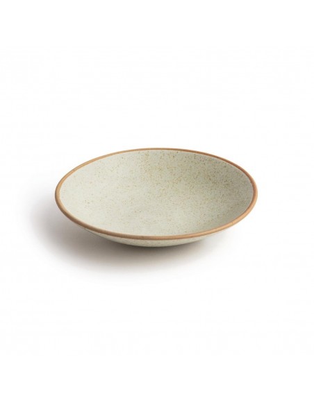 Olympia Canvas Shallow Tapered Bowl Wheat 200mm