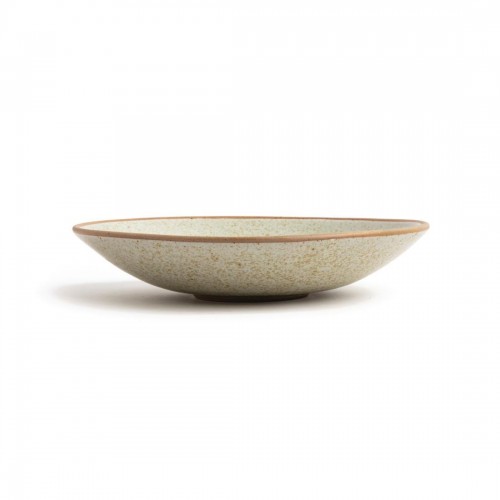 Olympia Canvas Shallow Tapered Bowl Wheat 200mm