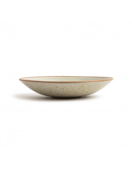 Olympia Canvas Shallow Tapered Bowl Wheat 200mm