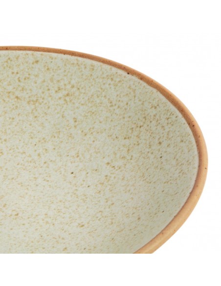 Olympia Canvas Shallow Tapered Bowl Wheat 200mm