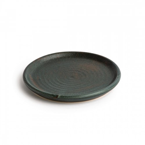 Olympia Canvas Small Rim Round Plate Green Verdigris 180mm