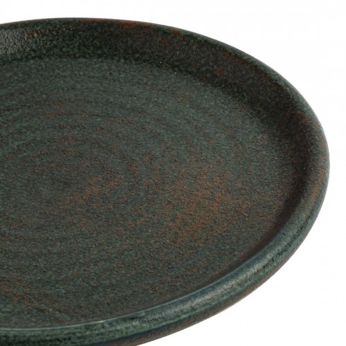 Olympia Canvas Small Rim Round Plate Green Verdigris 180mm