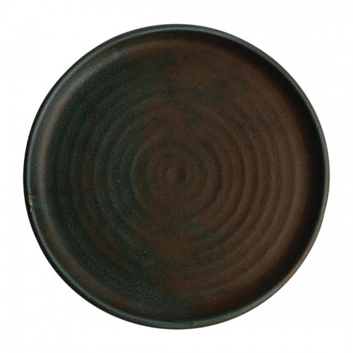 Olympia Canvas Small Rim Round Plate Green Verdigris 265mm