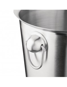 Wine Bucket - Brushed Stainless Steel 2