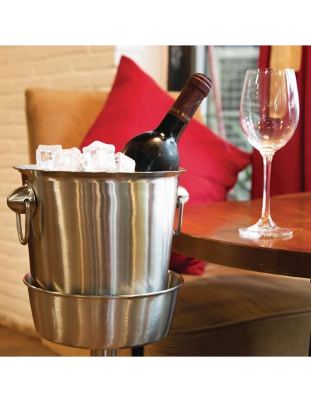 Wine Bucket - Brushed Stainless Steel