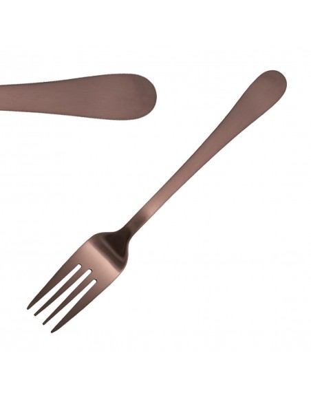 Olympia Cyprium Copper Dessert Fork