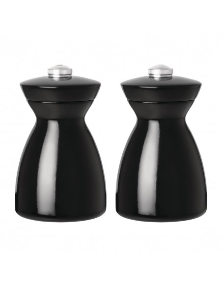 Olympia Dark Wood Salt and Pepper Mill Set