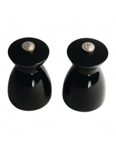 Olympia Dark Wood Salt and Pepper Mill Set 2