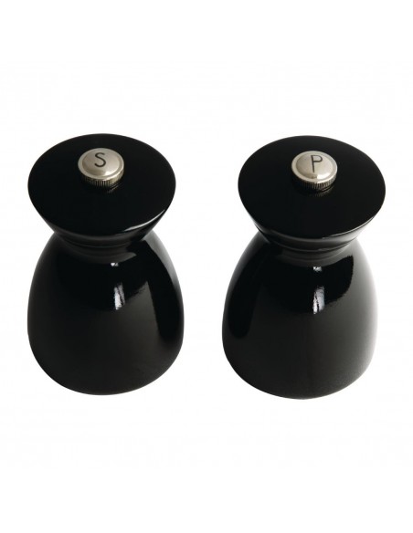 Olympia Dark Wood Salt and Pepper Mill Set