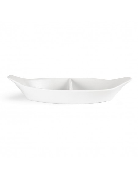 Olympia Divided Oval Eared Dishes 290x 160mm