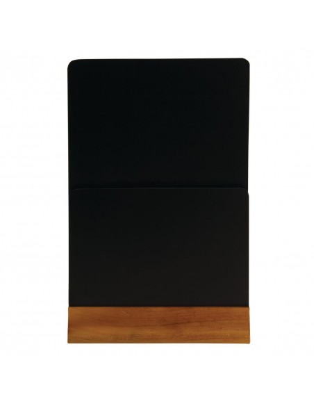 Double Blackboard Menu Holder