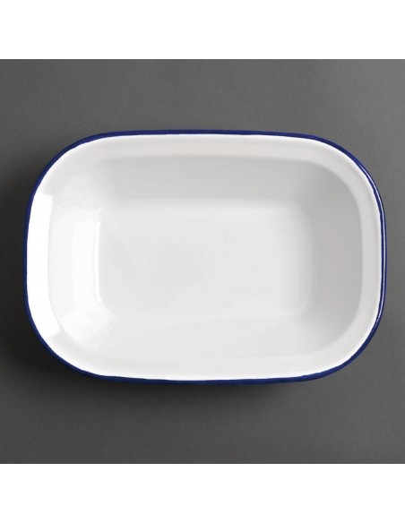 Olympia Enamel Dish Rectangular 280 x 190mm