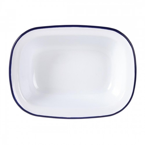 Olympia Enamel Dish Rectangular 280 x 190mm