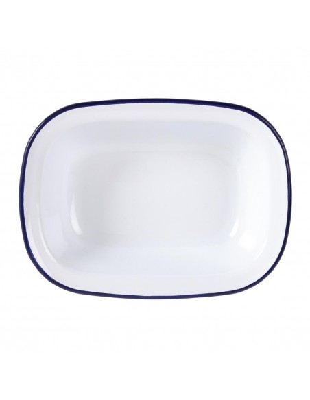 Olympia Enamel Dish Rectangular 280 x 190mm