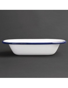 Olympia Enamel Pie Dish Rectangular 180 x 135mm