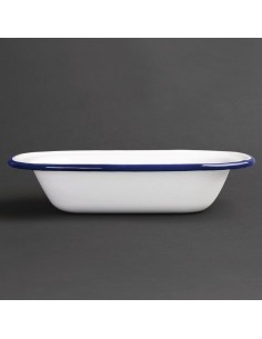 Olympia Enamel Pie Dish Rectangular 180 x 135mm