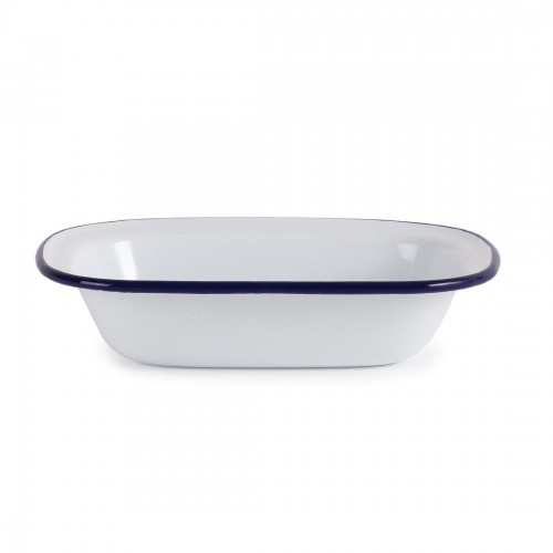 Olympia Enamel Pie Dish Rectangular 180 x 135mm