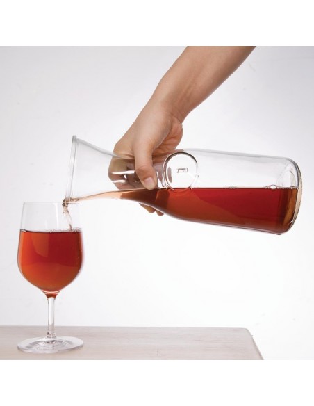 Olympia Glass Carafe 1Ltr