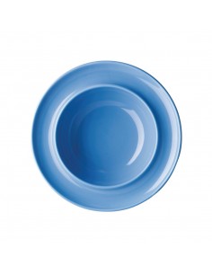 Olympia Heritage Raised Rim Bowl Blue 205mm