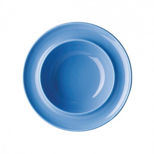 Olympia Heritage Raised Rim Bowl Blue 205mm