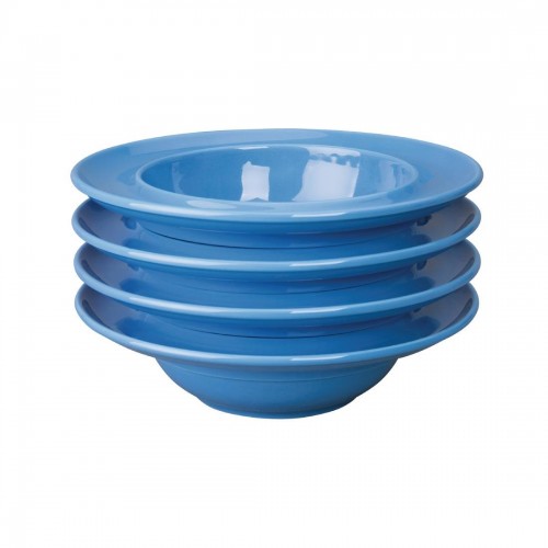 Olympia Heritage Raised Rim Bowl Blue 205mm