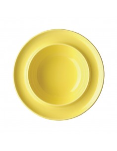 Olympia Heritage Raised Rim Bowls Yellow 205mm