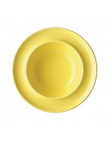 Olympia Heritage Raised Rim Bowls Yellow 205mm