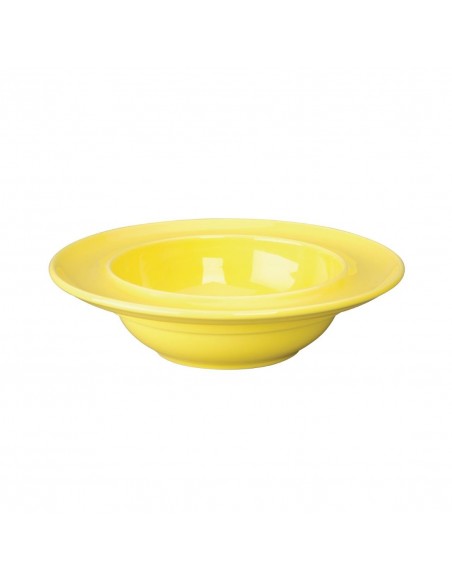Olympia Heritage Raised Rim Bowls Yellow 205mm