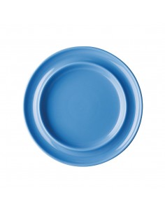 Olympia Heritage Raised Rim Plates Blue 203mm