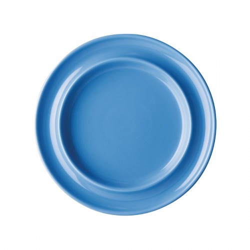 Olympia Heritage Raised Rim Plates Blue 203mm