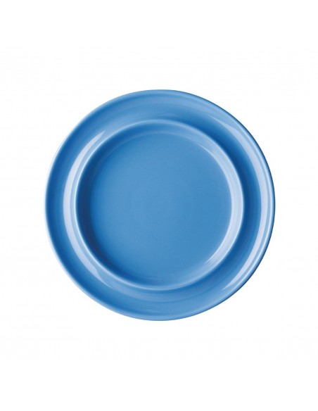 Olympia Heritage Raised Rim Plates Blue 203mm