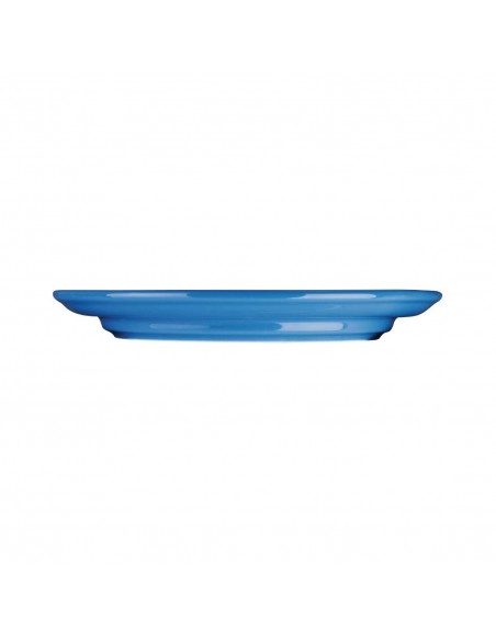 Olympia Heritage Raised Rim Plates Blue 203mm